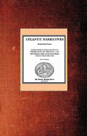 [Gutenberg 40718] • Atlantic Narratives: Modern Short Stories; Second Series